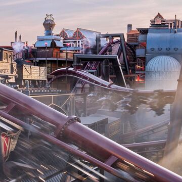 Außenaufnahme Rollercoaster